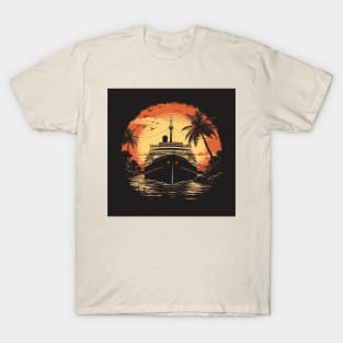Cruise Ship Explorer: Discover the World's Treasures from the Comfort of Your Ship T-Shirt